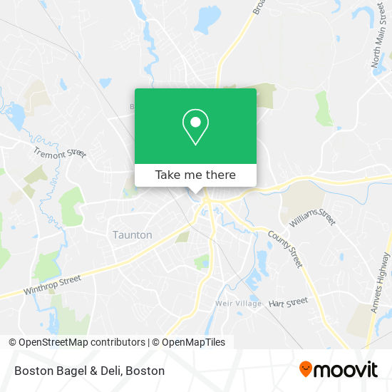 Mapa de Boston Bagel & Deli