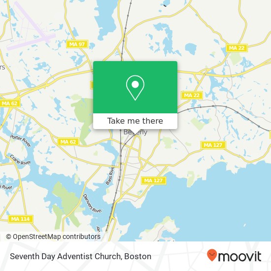 Seventh Day Adventist Church map