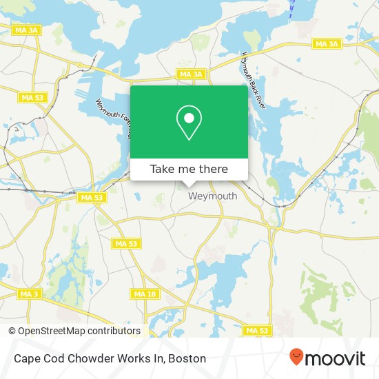 Cape Cod Chowder Works In map
