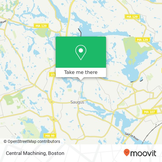 Central Machining map