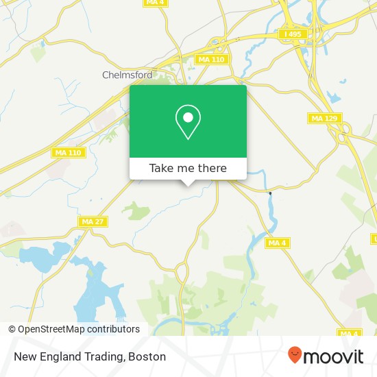 New England Trading map