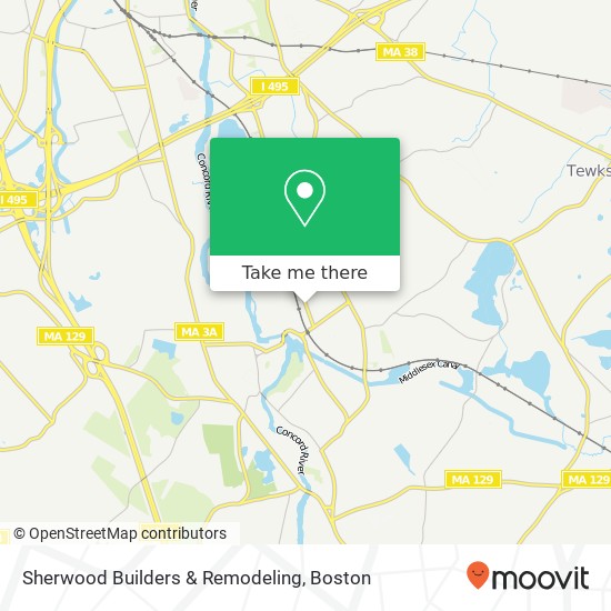 Mapa de Sherwood Builders & Remodeling