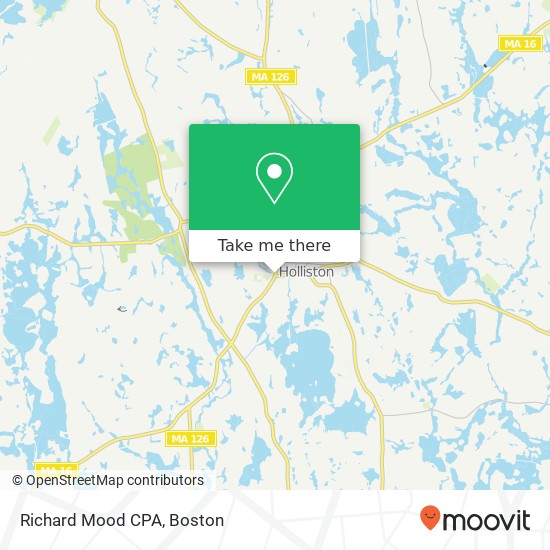 Richard Mood CPA map