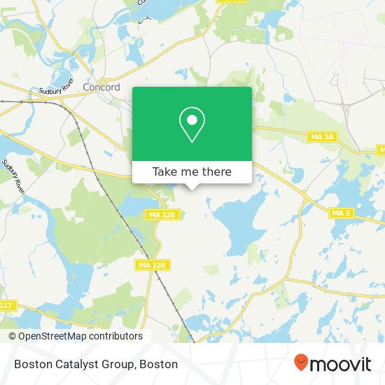 Mapa de Boston Catalyst Group