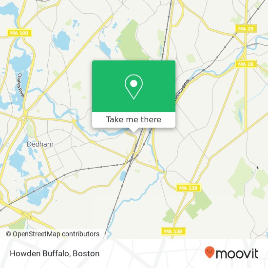 Howden Buffalo map