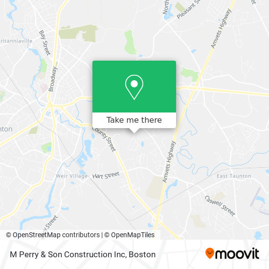 M Perry & Son Construction Inc map