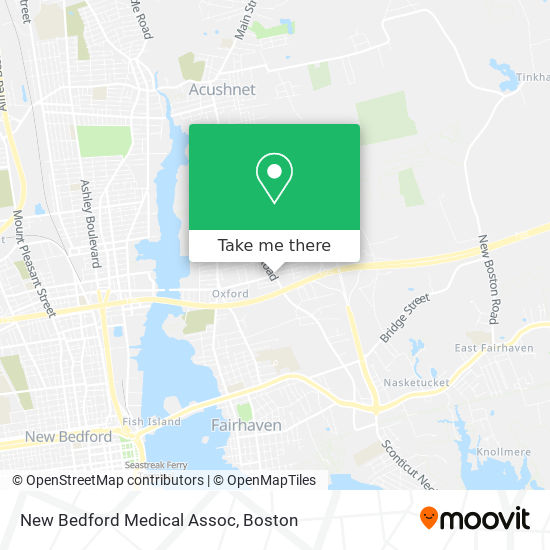 Mapa de New Bedford Medical Assoc