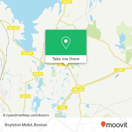 Boylston Mobil map