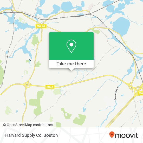 Harvard Supply Co map