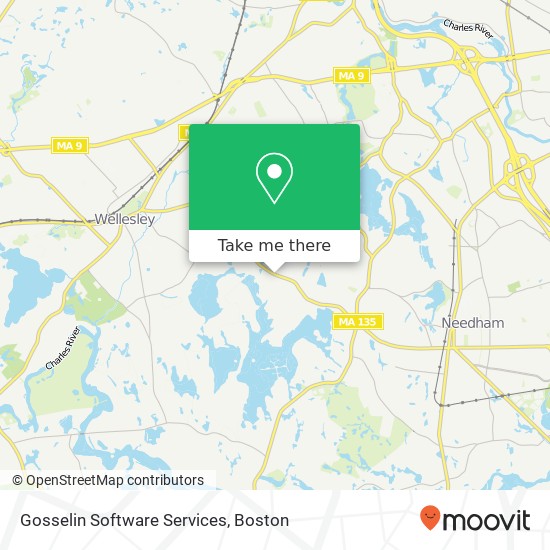 Gosselin Software Services map