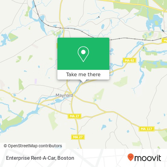 Enterprise Rent-A-Car map