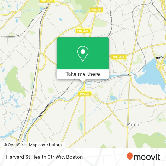 Mapa de Harvard St Health Ctr Wic