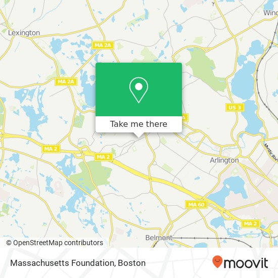 Massachusetts Foundation map