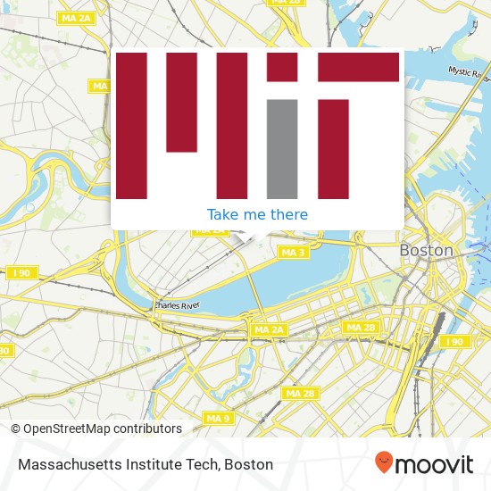 Mapa de Massachusetts Institute Tech