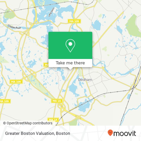 Mapa de Greater Boston Valuation