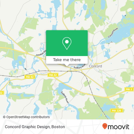 Concord Graphic Design map