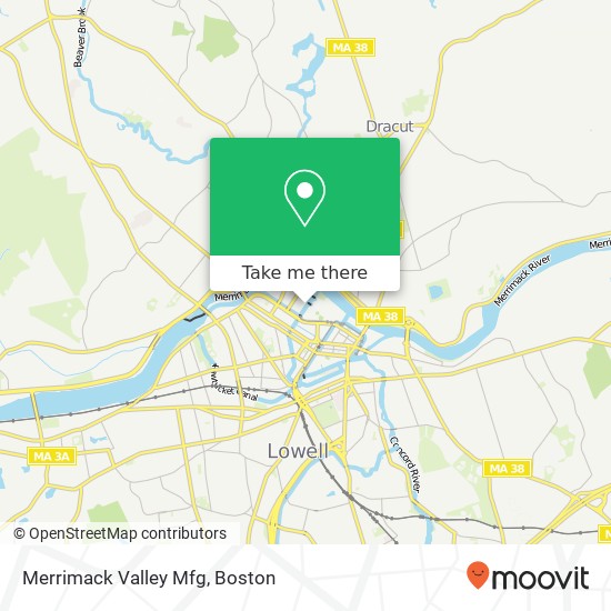 Mapa de Merrimack Valley Mfg