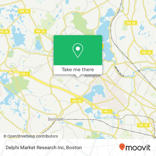 Mapa de Delphi Market Research Inc