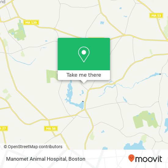 Manomet Animal Hospital map