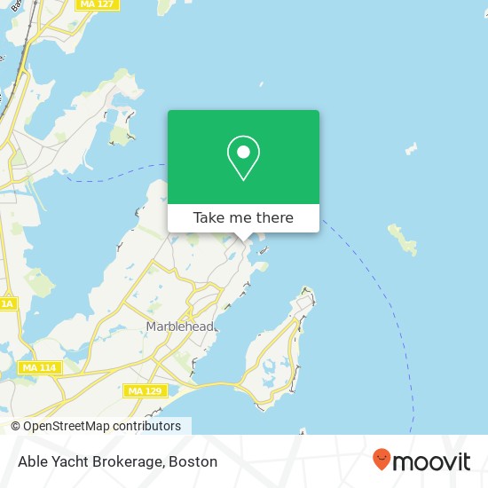 Able Yacht Brokerage map