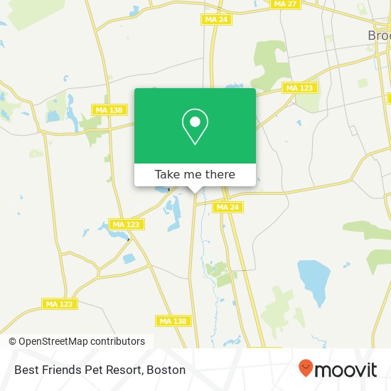 Mapa de Best Friends Pet Resort