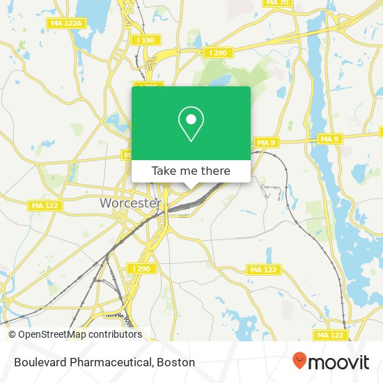 Boulevard Pharmaceutical map