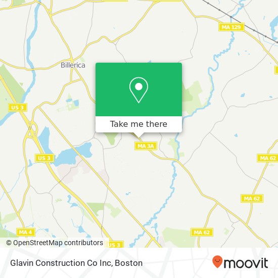 Glavin Construction Co Inc map