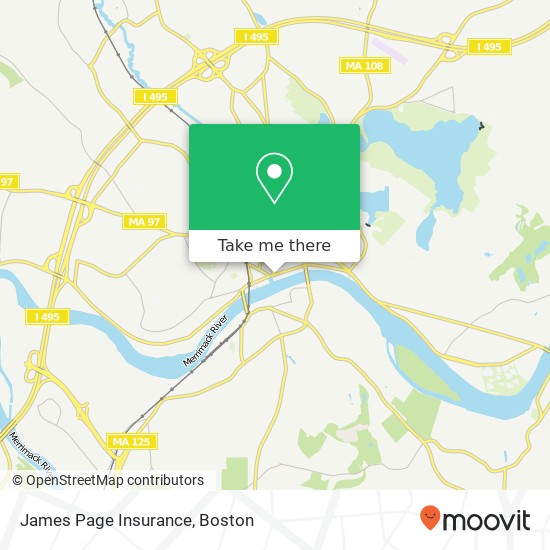 James Page Insurance map