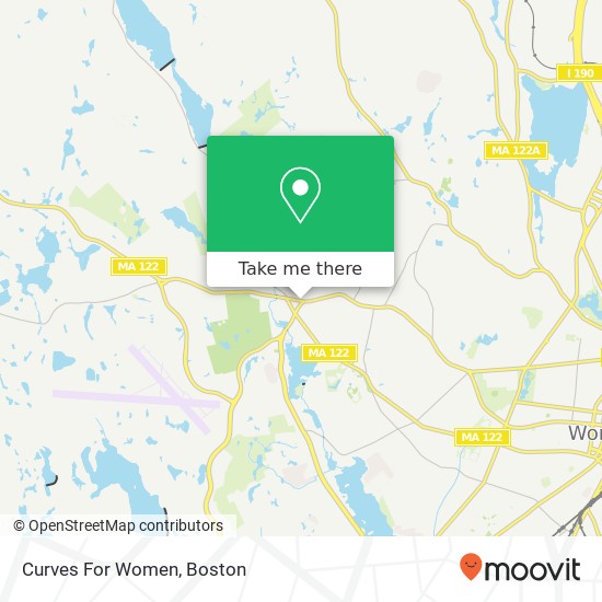 Curves For Women map