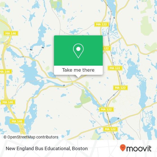 New England Bus Educational map