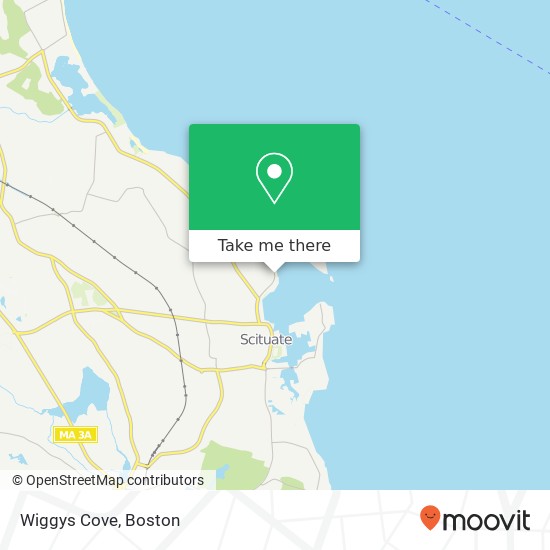 Mapa de Wiggys Cove