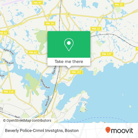 Mapa de Beverly Police-Crmnl Invstgtns