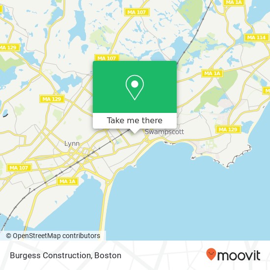 Mapa de Burgess Construction