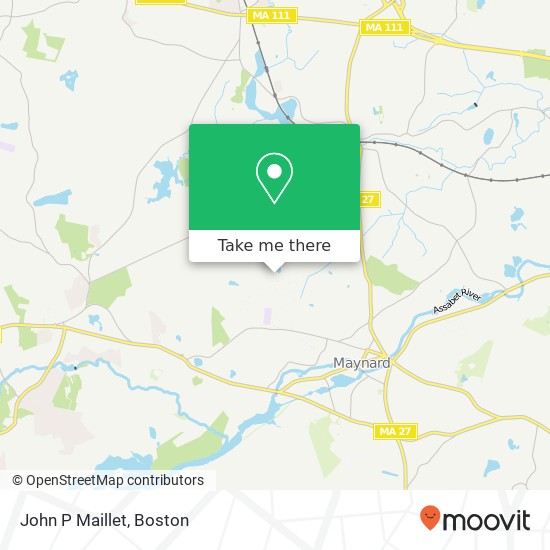 John P Maillet map