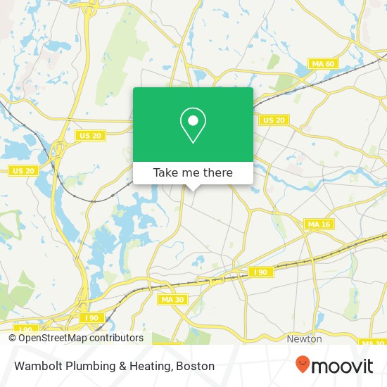 Wambolt Plumbing & Heating map