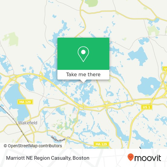 Marriott NE Region Casualty map