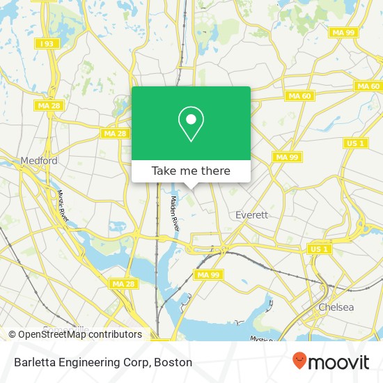 Barletta Engineering Corp map