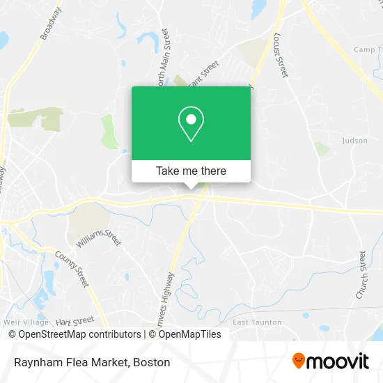 Raynham Flea Market map