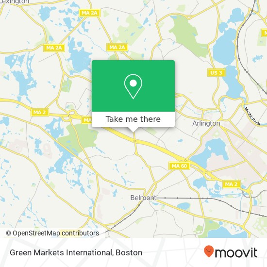 Green Markets International map