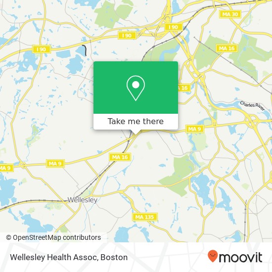 Mapa de Wellesley Health Assoc