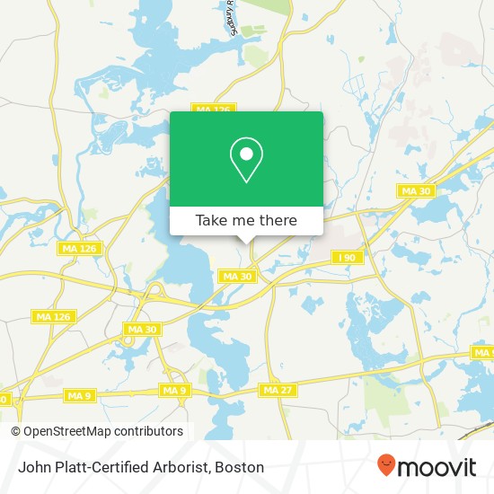 John Platt-Certified Arborist map