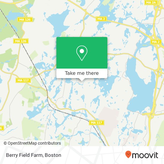 Berry Field Farm map