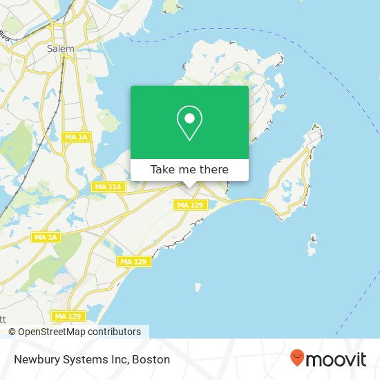 Mapa de Newbury Systems Inc