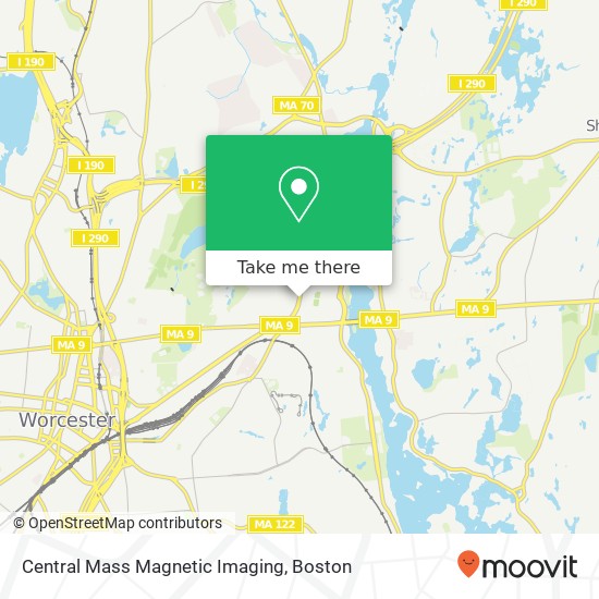 Central Mass Magnetic Imaging map