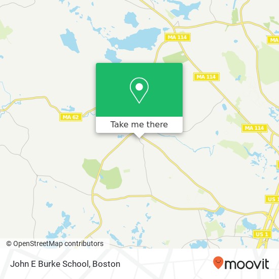 Mapa de John E Burke School