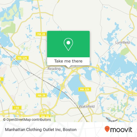 Mapa de Manhattan Clothing Outlet Inc