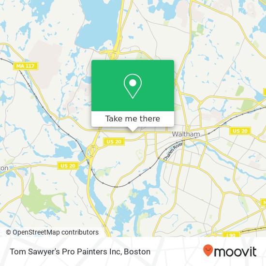 Tom Sawyer's Pro Painters Inc map