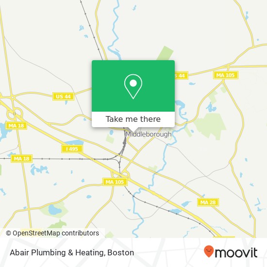 Mapa de Abair Plumbing & Heating