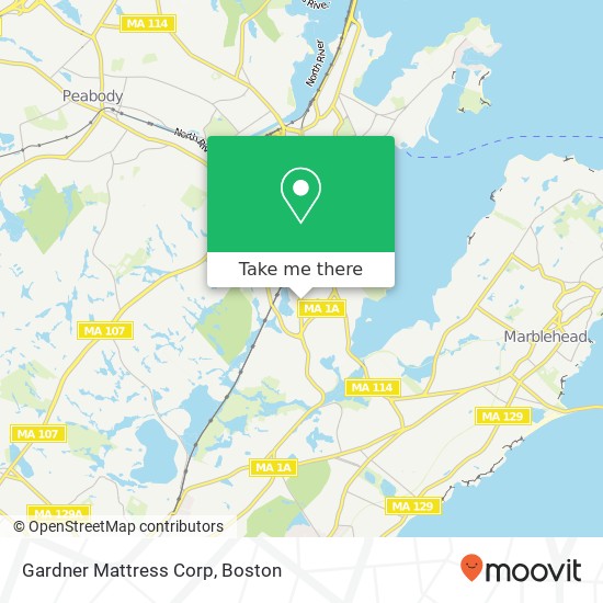 Mapa de Gardner Mattress Corp