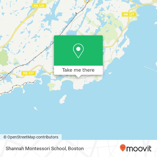 Shannah Montessori School map